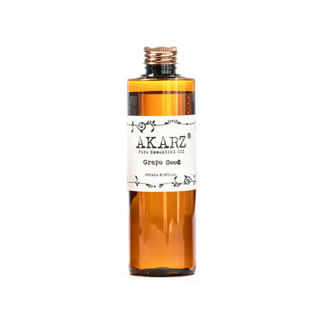 AKARZ Aromatherapy Grape Seed Oil - Pure Carrier Oil - Provides Antioxidant Benefits, Reduces Wrinkles - Moisturizes & Cleanses - Imported from France 500ML